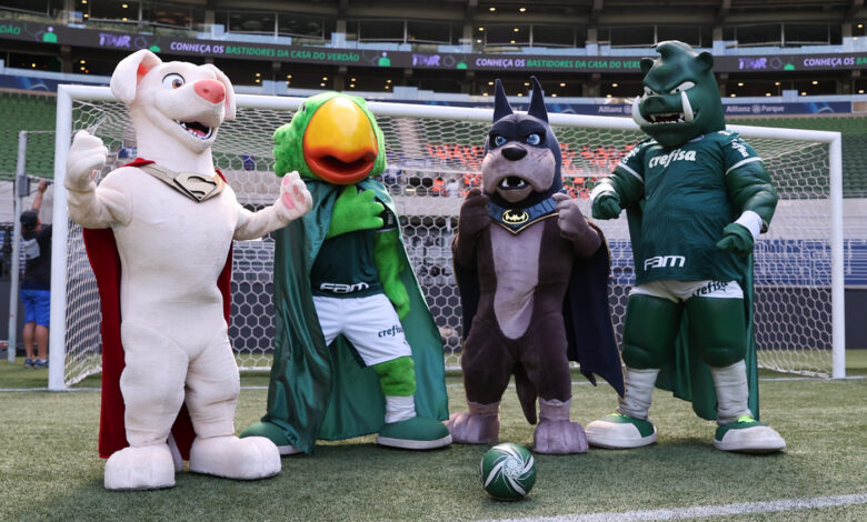 palmeiras personagens em campo