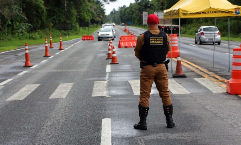 policia rodoviaria estadual estrada