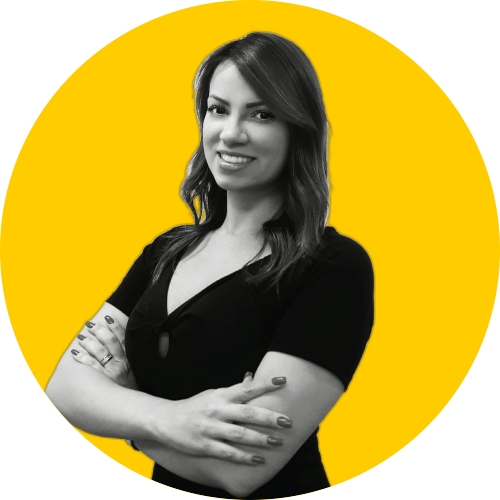 Camila Roma, executiva da conta HSCM na C&M Software Divulgação