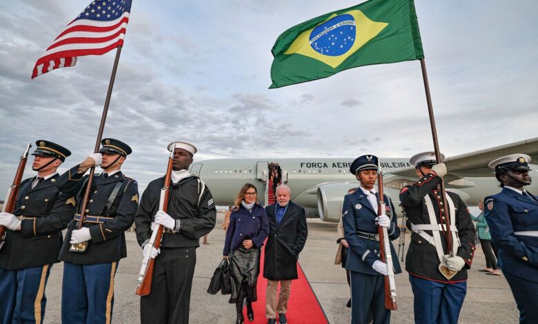 lula chega EUA