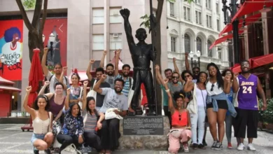 Foto Divulgação Caminhada Negra por Guia Negro - plataforma de afroturismo