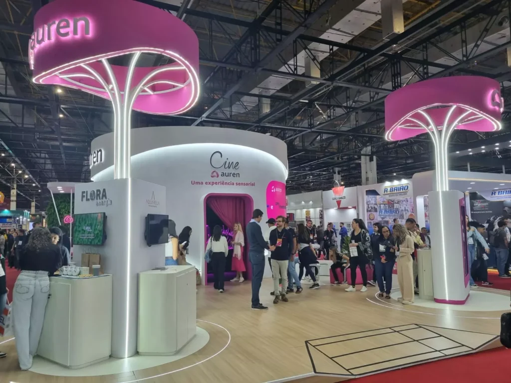 Divulgação Estande Auren Energia inclui experiência imersiva com cinema 5D e participação de empresas do ecossistema