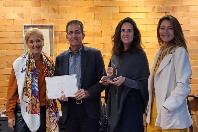 Christiane Aché (WOB), Hélio Magalhães (Presidente do Conselho de Administração da Melhoramentos), Paula Weiszflog (Conselho de Administração da Melhoramentos) e Barbara Rosenberg (WOB) | Foto: Divulgação