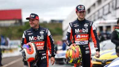 Pilotos da equipe Mobil™ Full Time Sports, Dudu e Rubinho Barrichello se preparam para a etapa da Stock Car em Interlagos Divulgação