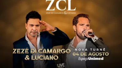 Zezé di Camargo e Luciano no Espaço Unimed