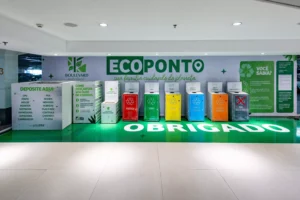 EcoPonto especial de descarte para diversos tipos de resíduos.Divulgação.