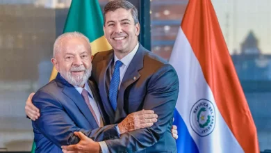 Lula e Peña durante encontro em Nova York. Presidentes voltam a se encontrar em Brasília, no dia 26 de outubro. Crédito: Ricardo Stuckert | PR