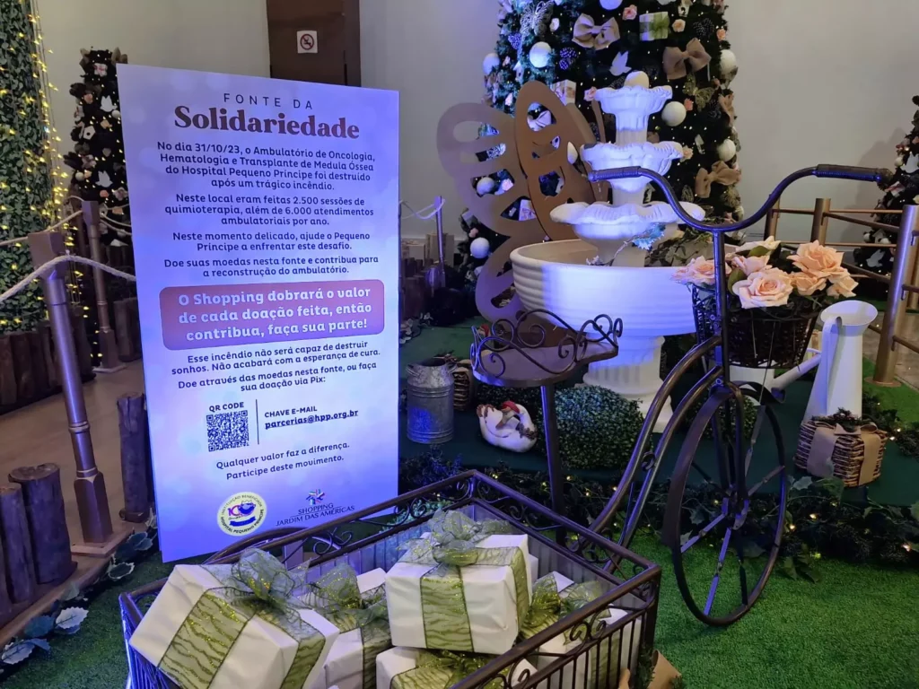 Jardim de Natal" do Shopping Jardim das Américas