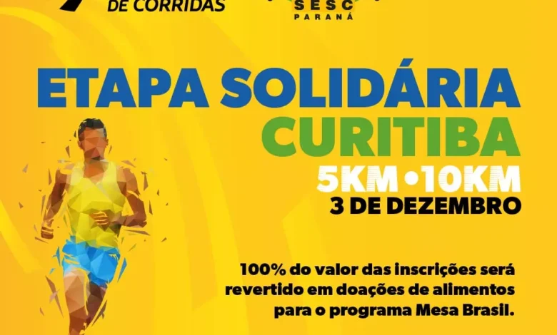 Circuito Sesc de Corridas Etapa Curitiba Divulgação Sesc PR