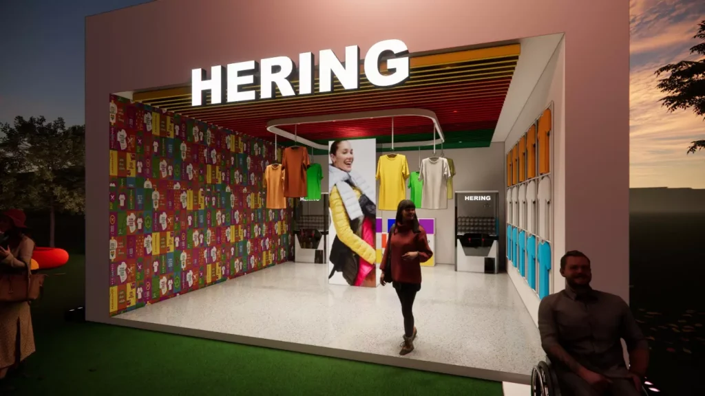 Experiência Hering para o Festival Turá POA 2023 | Créditos: Divulgação