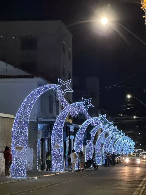 A cidade está mais bonita e iluminadaPrefeitura de Barbacena