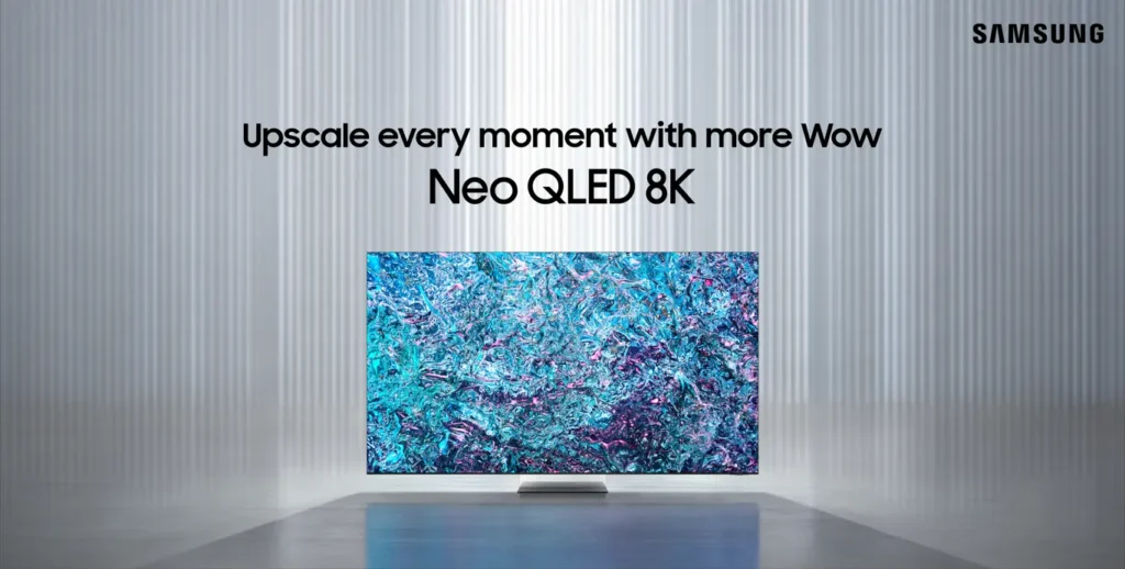 Neo QLED 8K eleva a qualidade de imagem e som a um patamar inédito com o novo processador NQ8 AI Gen3