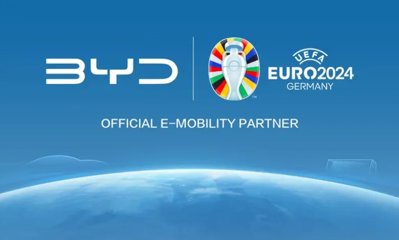 BYD, líder mundial de veículos de energia limpa, torna-se Parceira Oficial de E-Mobilidade do UEFA EURO 2024™