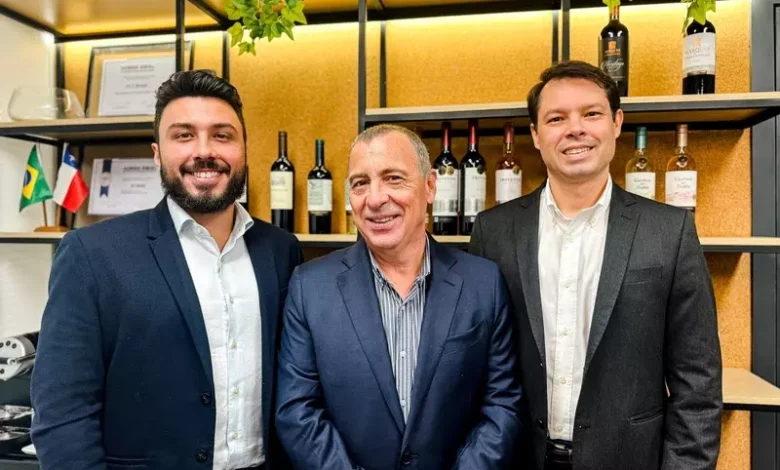 Pietro Capuzzi, Mauricio Cordero e Aloisio Miranda, da Concha Y Toro Brasil