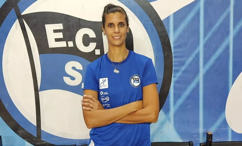 Levantadora Yael Castiglione é o novo reforço do E.C. Pinheiros. Divulgação/ECP