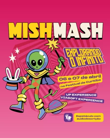 MishMash será realizado na UP Experience.Créditos: divulgação