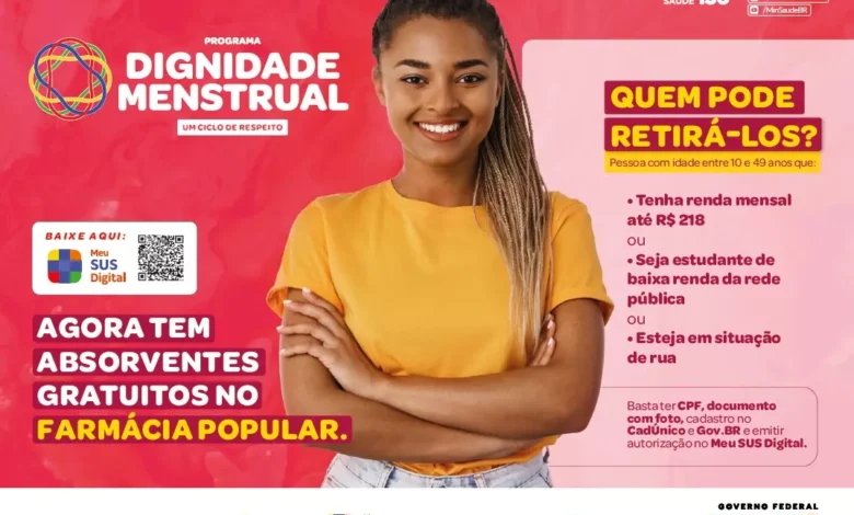 Foto Dignidade Menstrual_Governo Federal