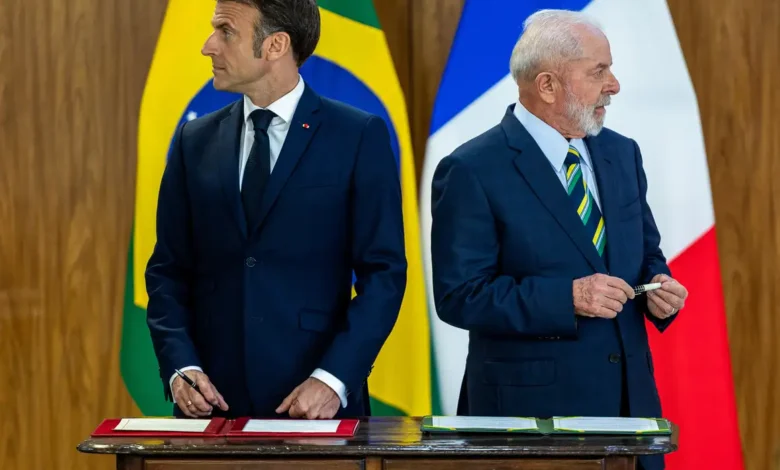 Macron e Lula: olhares coincidentes sobre eleições na Venezuela e Guerra da Ucrânia foto fábio pozzebom-agência brasil