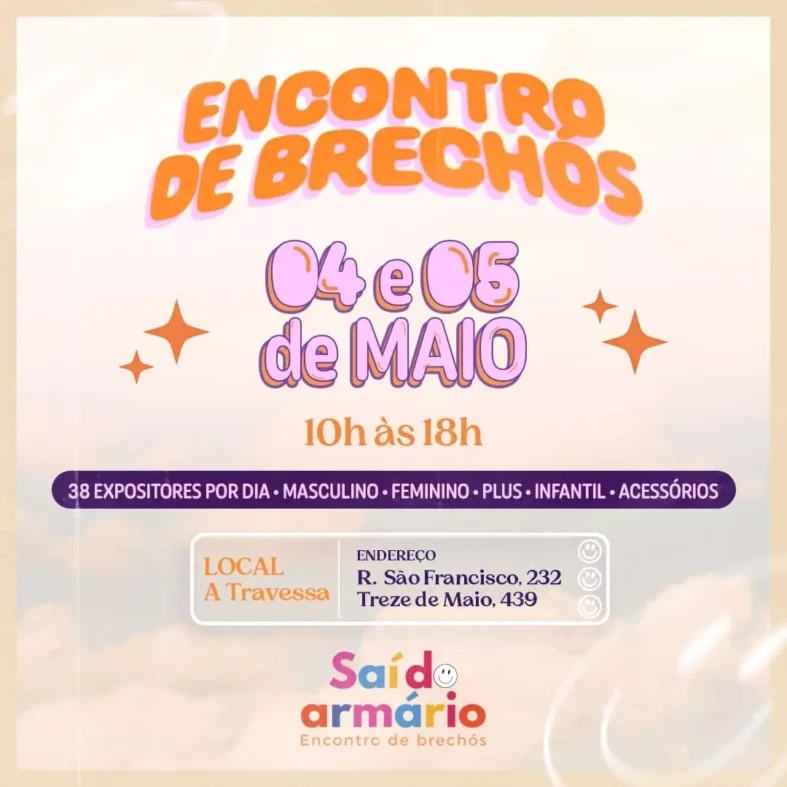 Encontro de Brechós Saí do Armário 