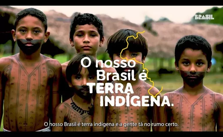 Frame de vídeo da campanha "Brasil Terra Indígena" - Foto: Secom