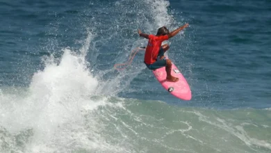 O jovem Yuri Gabryel durante o Circuito ASJ 2023. Foto: Basilio Ruy