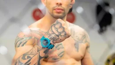 Imagem: Lucas Mineiro, embaixador da G-Shock e lutador de MMA. Fonte: Divulgação