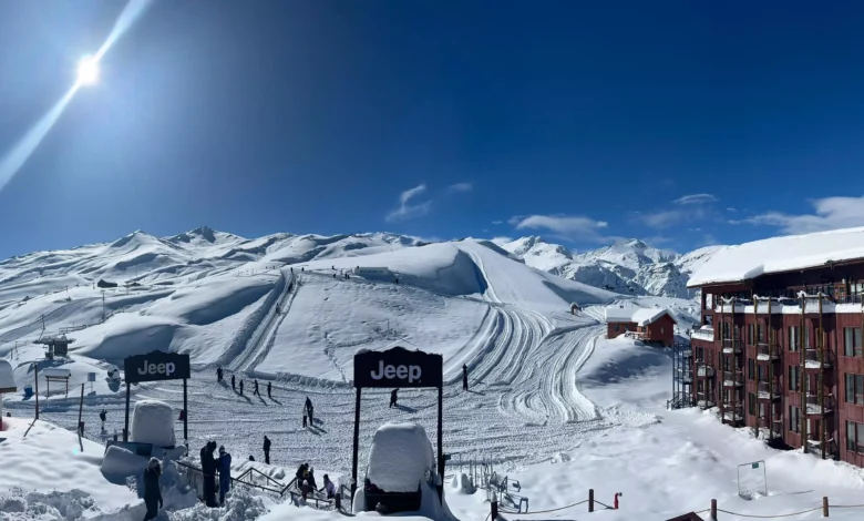 Valle Nevado em 23 de maio: o inverno chegou mais cedo Divulgação