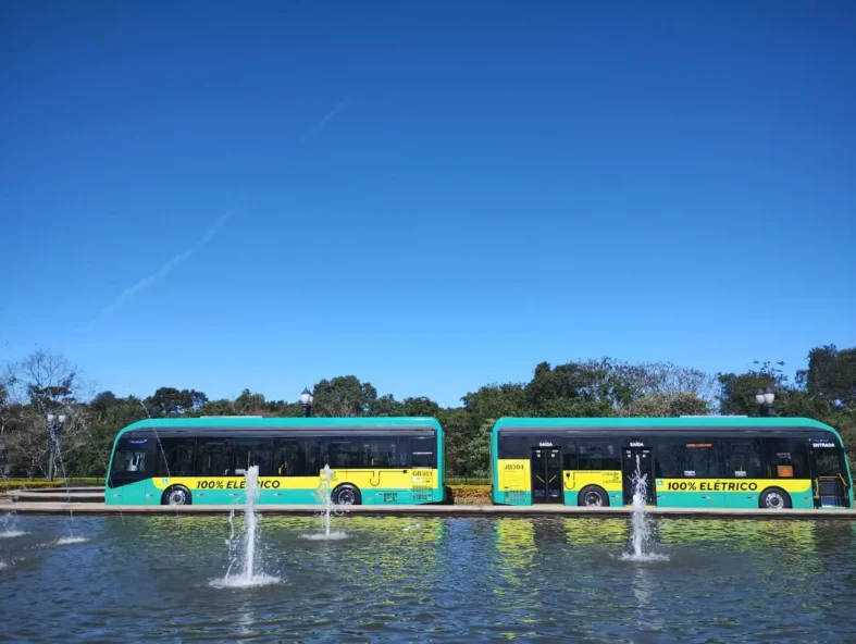 s ônibus elétricos de Curitiba 