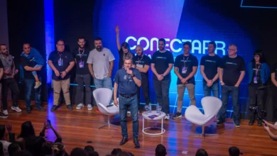 César Rissete, diretor técnico do Sebrae/PR, agradece a presença de participantes de todo o Paraná.