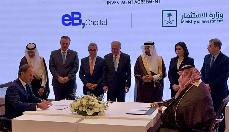 Assinatura eb Capital e Ministério de Investimentos da Arábia Saudita