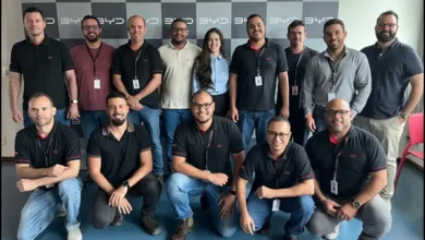 Primeira turma da BYD Auto Camaçari (BA) que vai fazer treinamento na BYD China