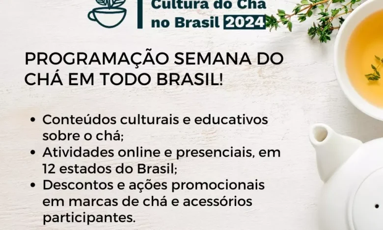 SEMANA DO CHÁ NO BRASIL 2024