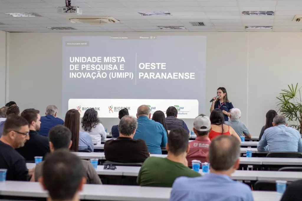 Estudo da UMIPI em colaboração com Biopark, Biopark Educação, Embrapa e apoio da Fundação Araucária embasa desenvolvimento de políticas públicas para alavancar pscicultura no Paraná Créditos: Divulgação