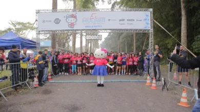 Corrida e Caminhada Eu Mulher com a Hello Kitty