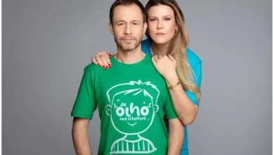 Daiana Garbin e Tiago Leifert, idealizadores da Campanha De Olho nos Olhinhos. Foto: Danilo Borges