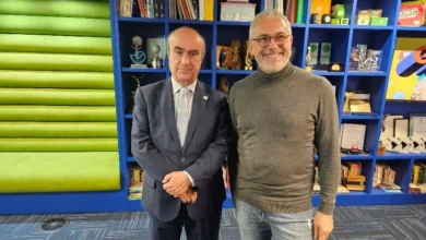 Mariano Jabonero, secretário-geral da Organização de Estados Ibero-americanos para a Educação, a Ciência e a Cultura no Brasil (OEI), e João Alegria, secretário-geral da Fundação Roberto Marinho.