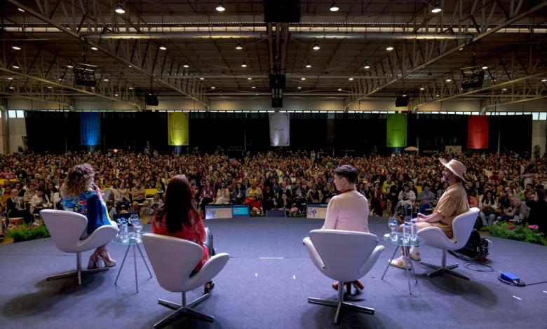 Registro do Congresso Internacional de Felicidade realizado em 2023. Crédito da foto: Melito.