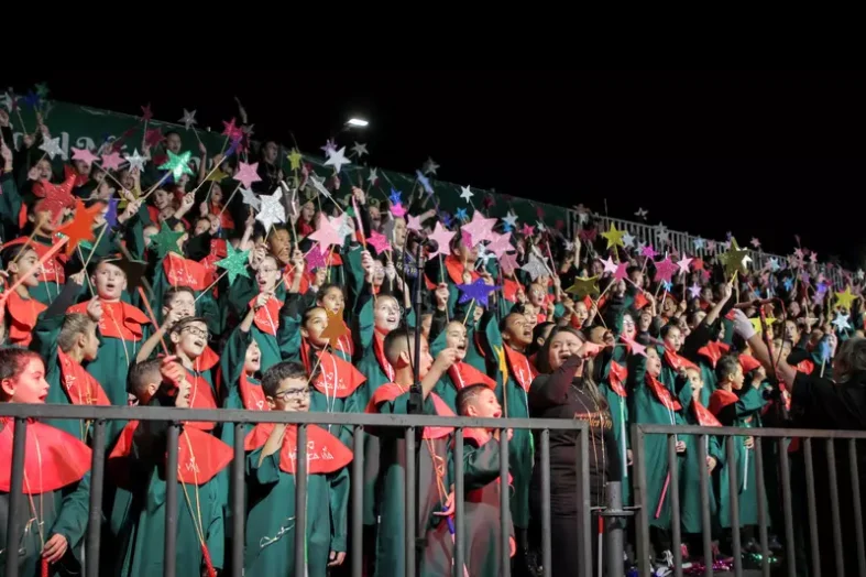 Coral Música Viva no Natal Encantado de Pinhais