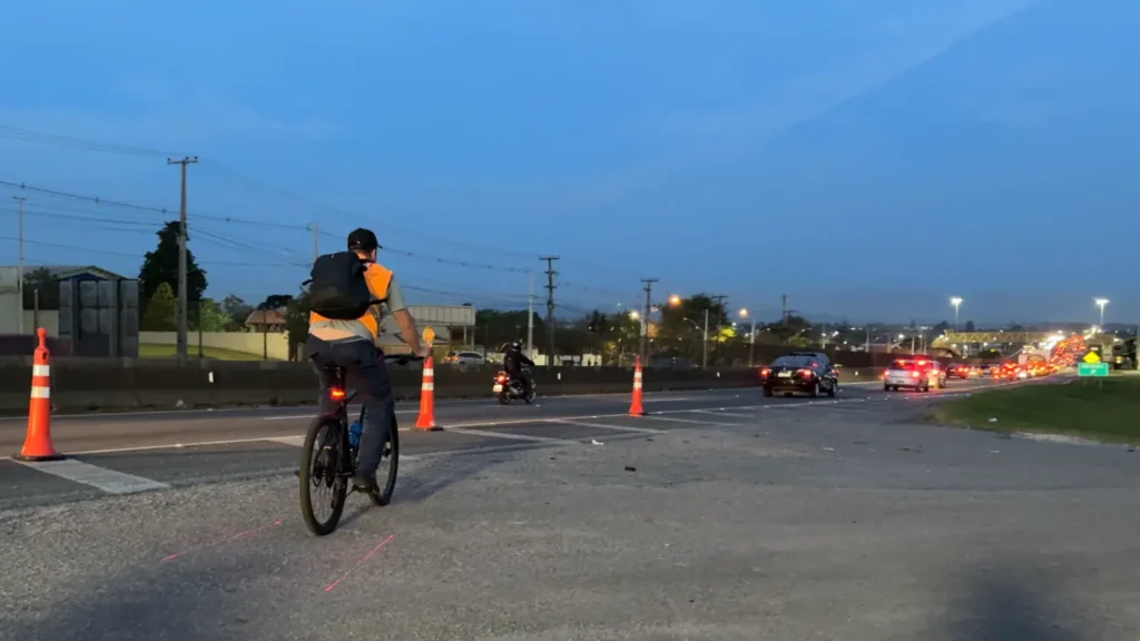 EPR Litoral Pioneiro lança projeto Trânsito+ com primeira ação voltada aos ciclistas