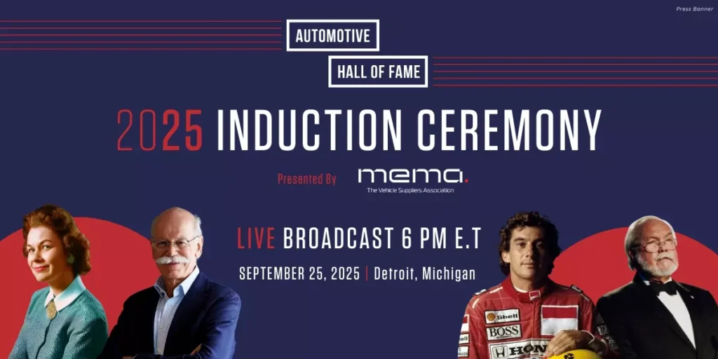 Homenagem a Ayrton Senna no Hall da Fama Automotivo dos EUA