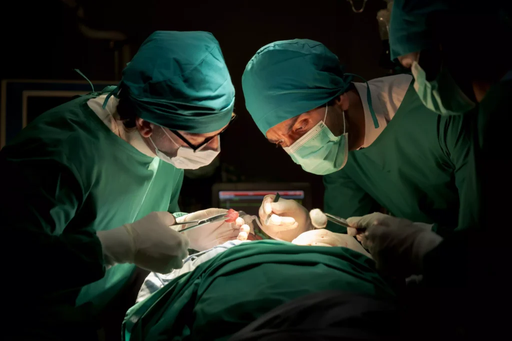 A equipe optou por um implante por cateter, técnica em que a prótese é conduzida por dentro dos vasos sanguíneos até o coração, sem cortes grandes Crédito: Envato