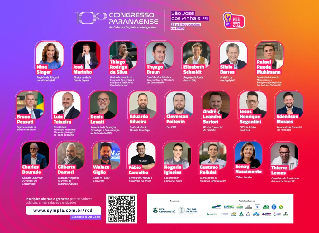 Programação Congresso PR Cidades Inteligentes