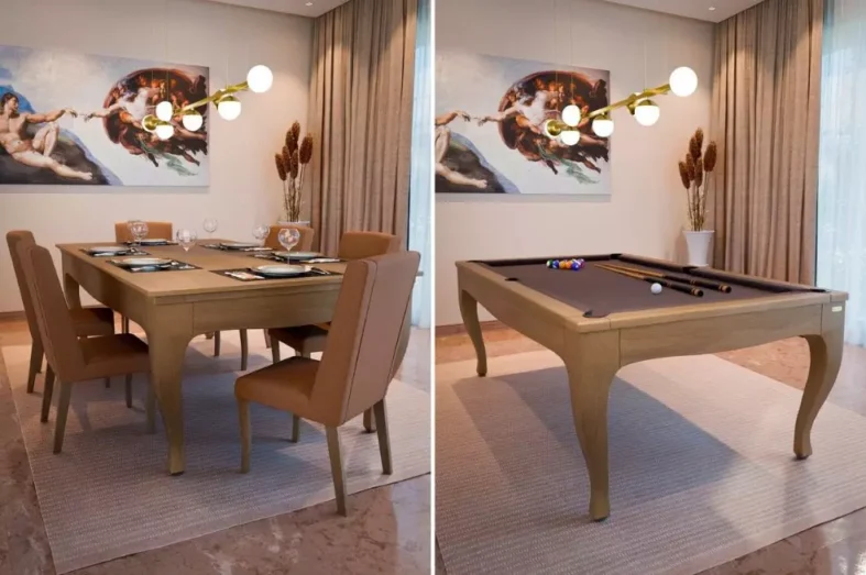 Mesa de bilhar Florença será um dos destaques da Bilhart´s na Feistock