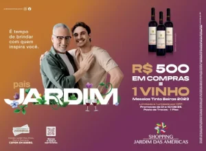 A principal ação da campanha é a promoção compre e ganhe com R$ 500 em compras, o cliente poderá trocar suas notas fiscais por um vinho português Messias Beira 2023.