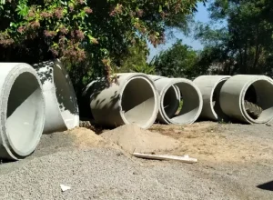 drenagem no Rio Atuba