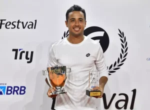 Hugo Dellien, campeão do Festval Challenger (João Pires/ Foto Jump)