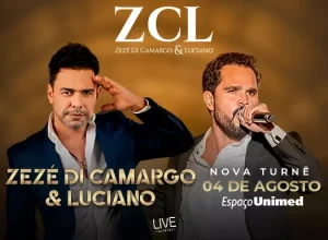 Zezé di Camargo e Luciano no Espaço Unimed