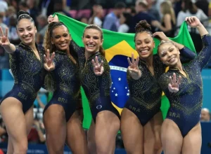 ginástica campeã time brasil