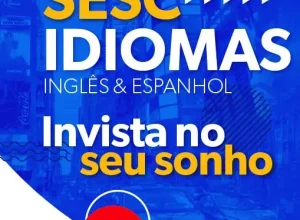 inglês e espanhol no Sesc