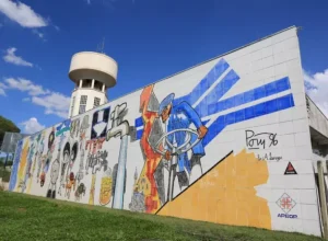 Painel Praça das Nações, foto sanepar